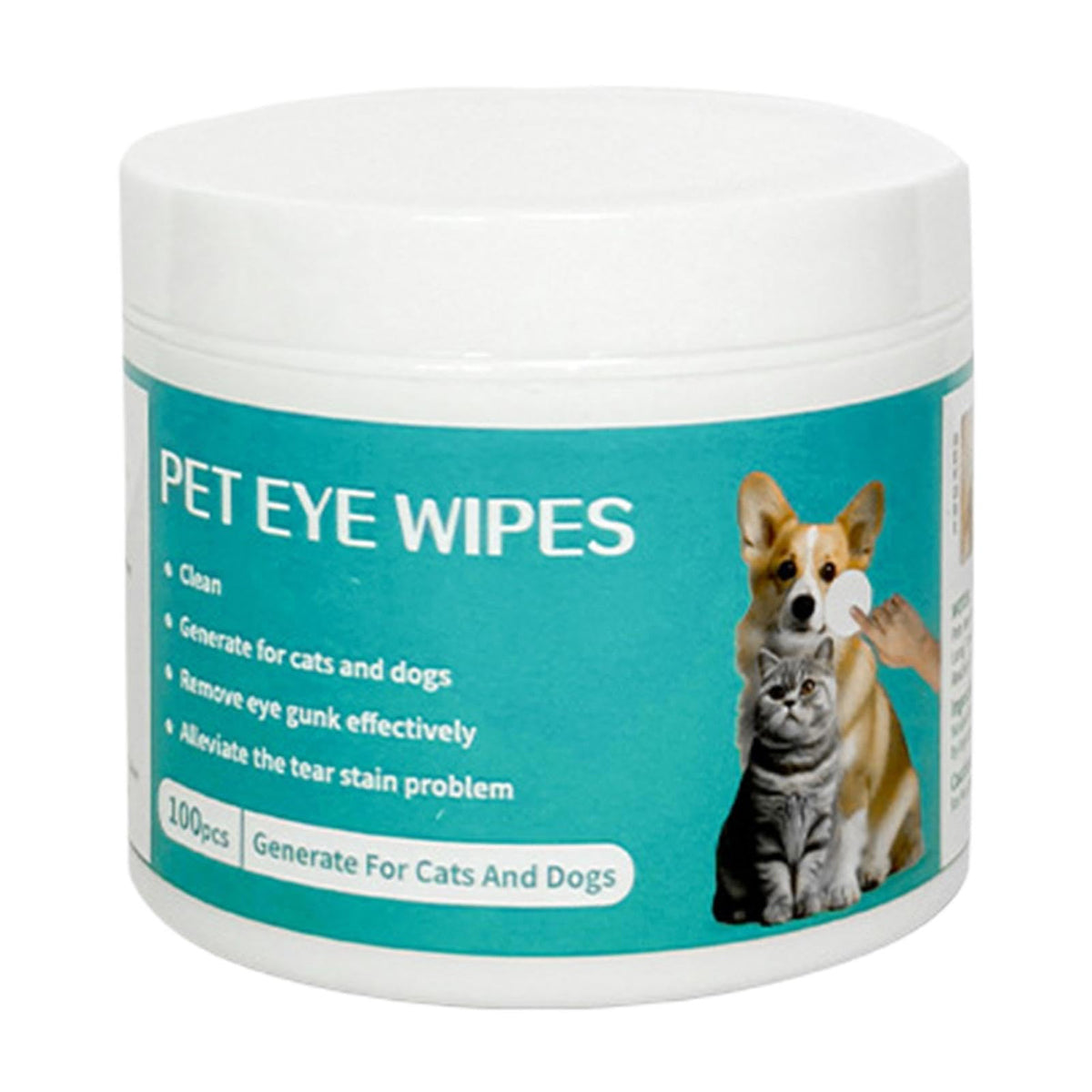 Pet Eye Cleaning Wipes for Dogs & Cats 100pcs