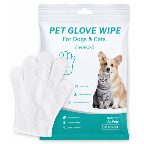 Pet Grooming Glove Wipe for Dogs & Cats 1 Piece