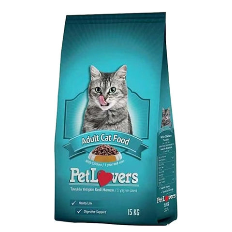 Pet Lovers Cat Food 15KG