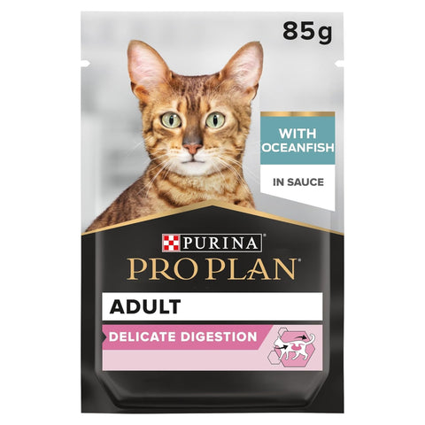 Purina Pro Plan Delicate Wet Cat Food Oceanfish in Gravy 85g