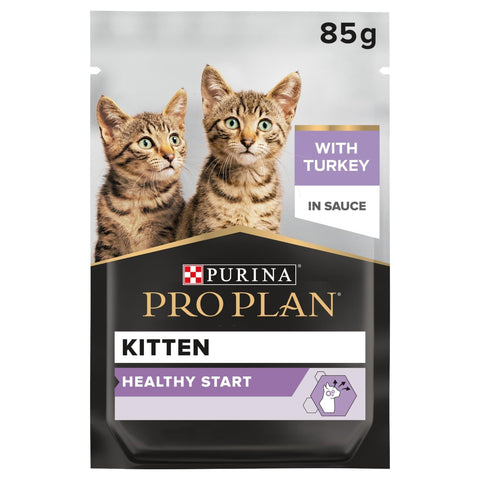 Pro Plan Kitten Healthy Start Turkey in Gravy Wet Cat Food 85g