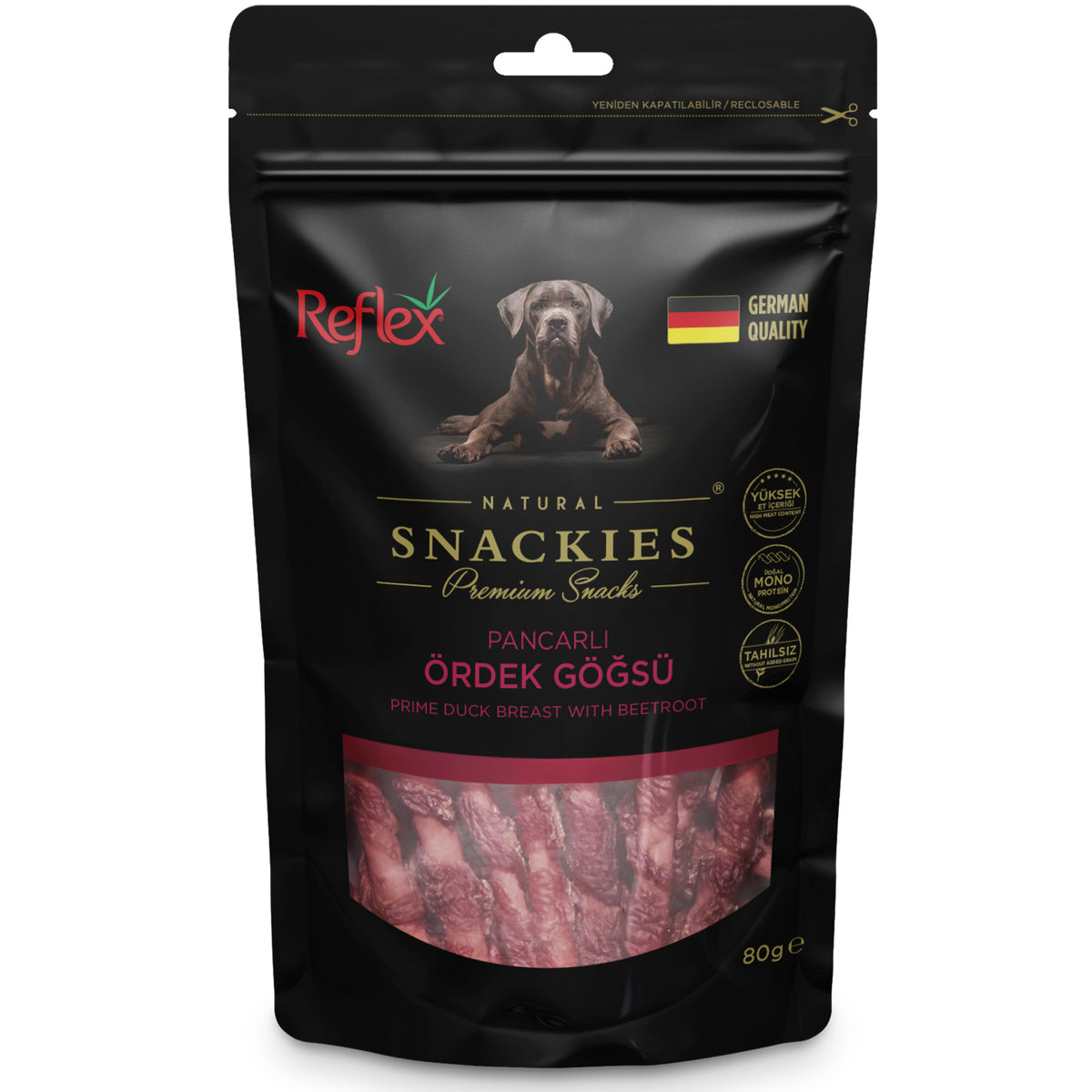 Reflex Natural Snackies Prime Duck Breast with Beetroot 80g