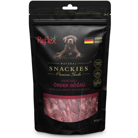 Reflex Natural Snackies Prime Duck Breast with Beetroot 80g