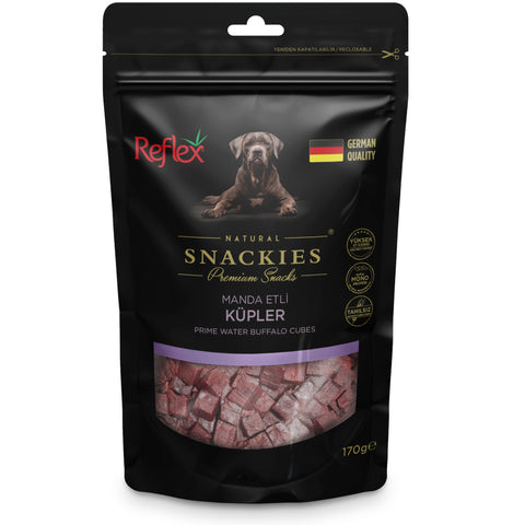 Reflex Natural Snackies Prime Water Buffalo Cubes 170g