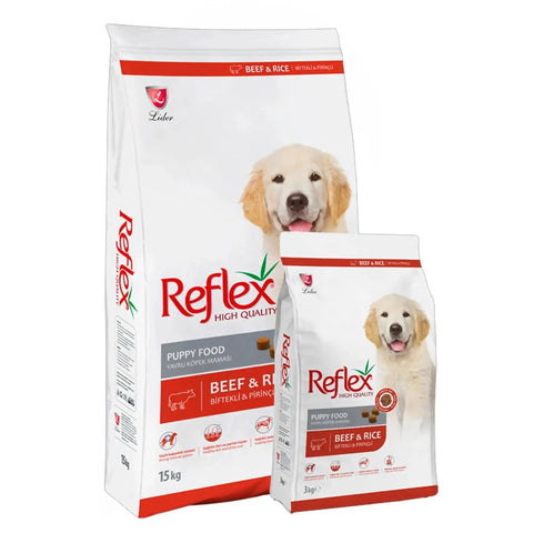 Reflex Puppy Food with Beef & Rice 3KG