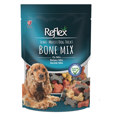 Reflex Semi-Moist Dog Treat Bone Mix 150g