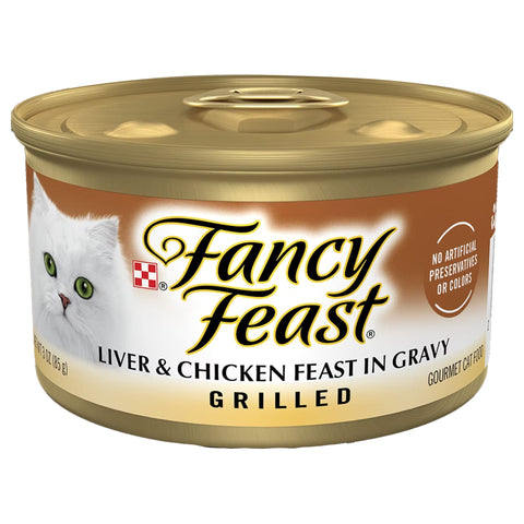 Fancy Feast Grilled Liver & Chicken Feast In Gravy