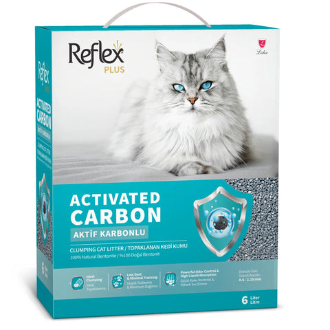 Reflex Cat Litter Carbon 6L for Odor Control