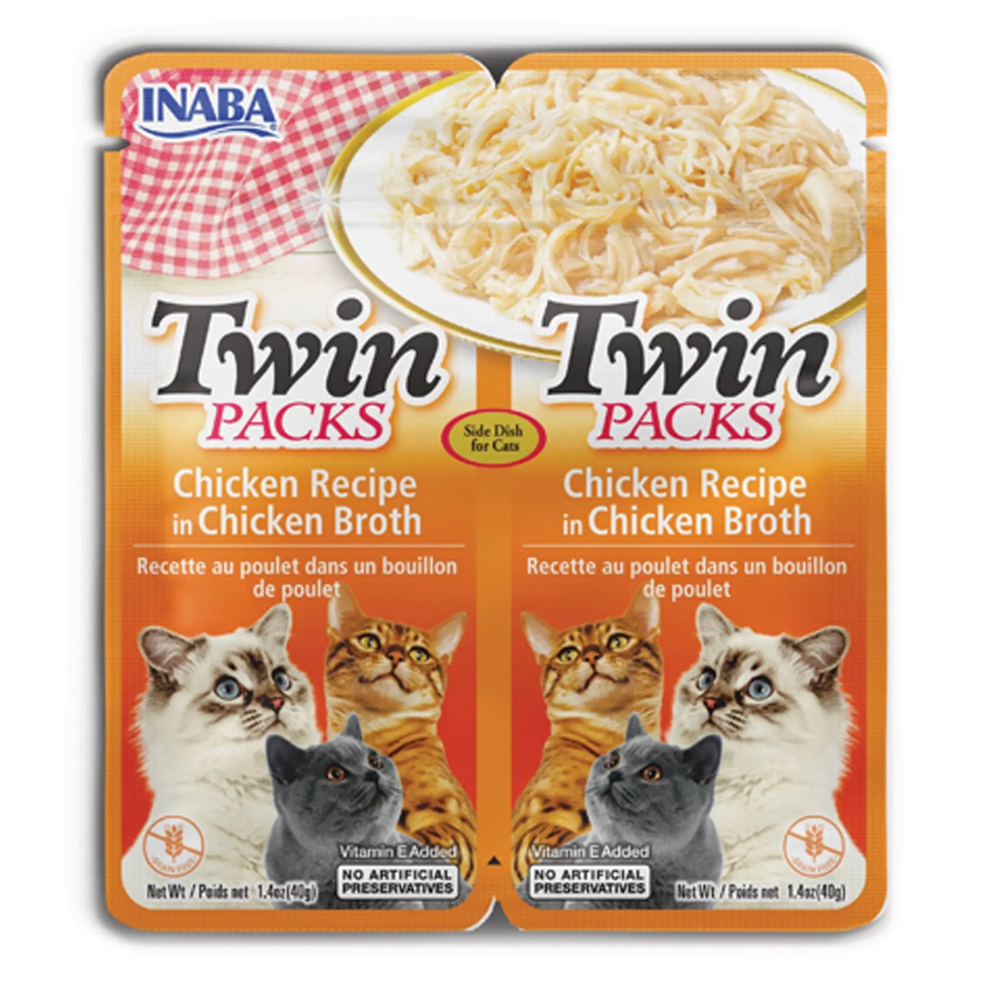 Inaba Twin Packs Chicken Recipe in Chicken Broth 80g Inaba Twin Packs Chicken Recipe in Chicken Broth 80g
