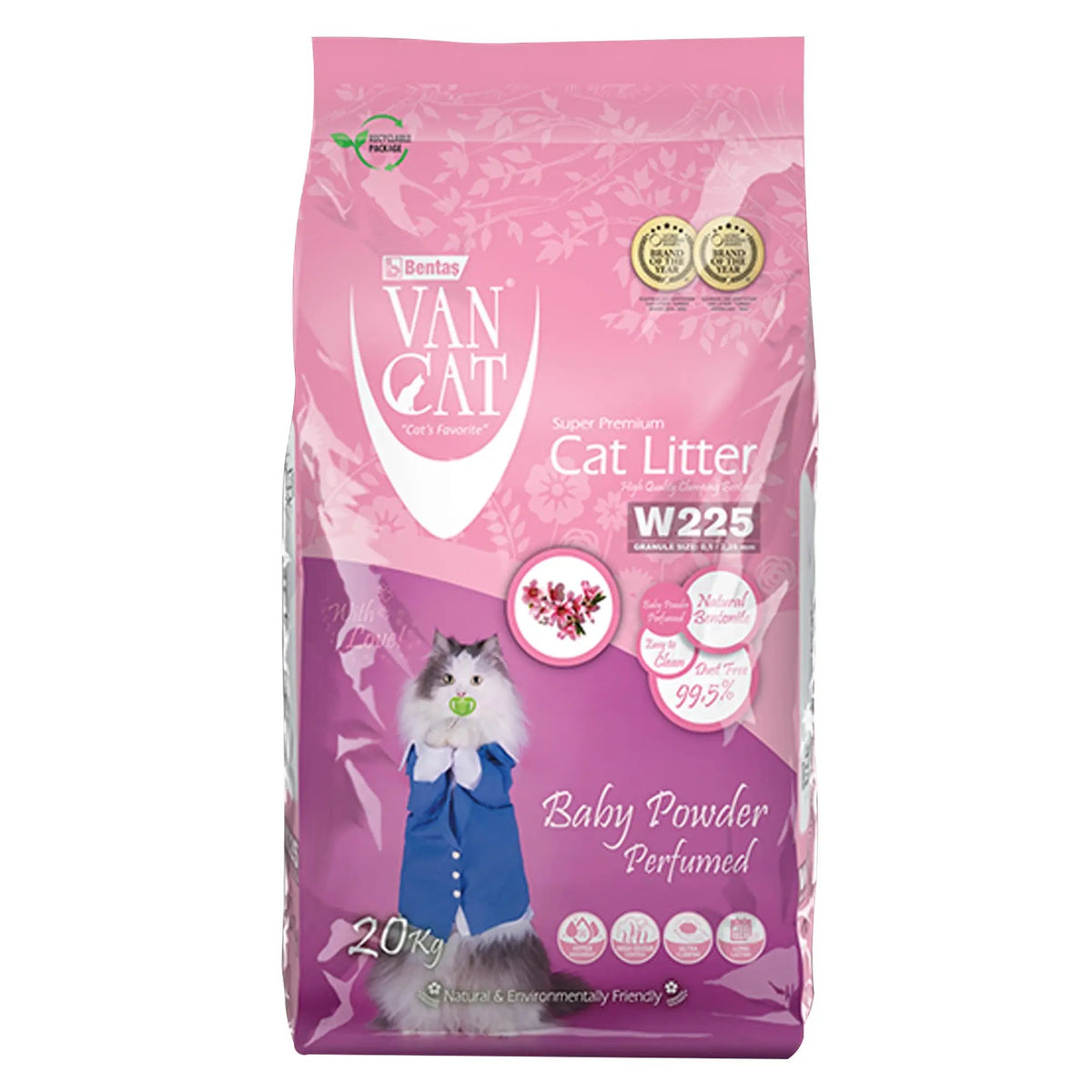 Vancat Litter Baby Powder 20 KG