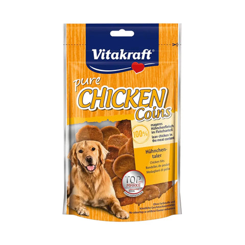 Vitakraft Dog Treats Pure Chicken Coins 80g