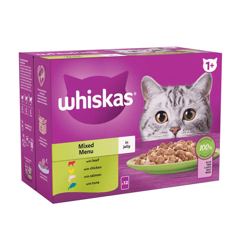 WHISKAS® TASTY MIX in Jelly X12pcs