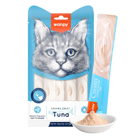 Wanpy Creamy Cat Treats – Tuna