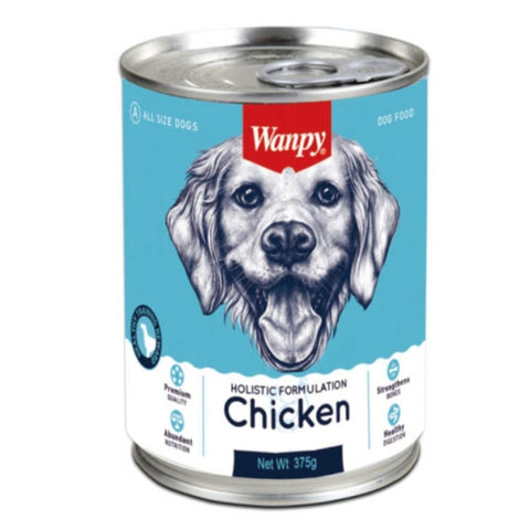 Wanpy Holistic Formulation Chicken Wet Dog Food 375g