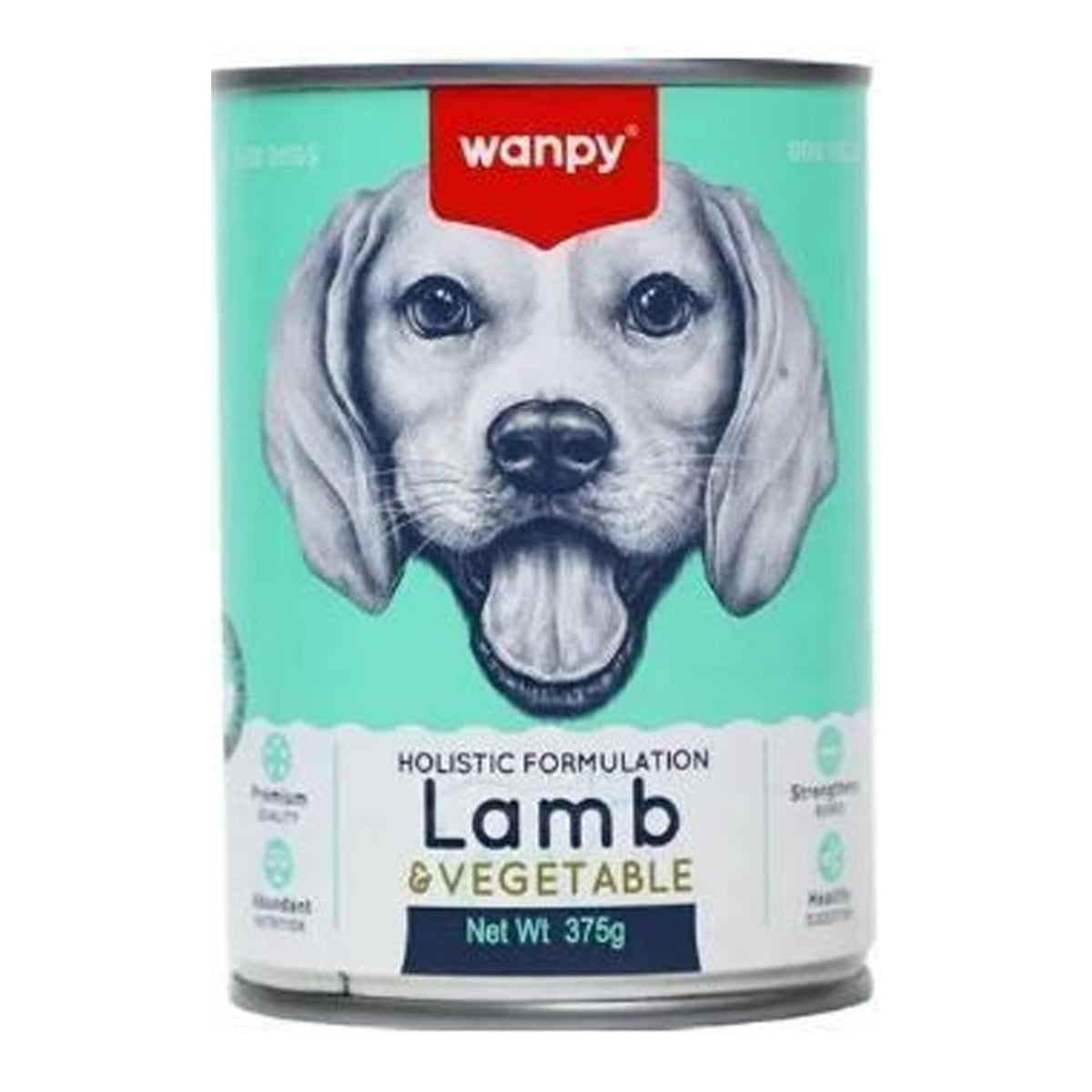 Wanpy Holistic Formulation Lamb & Vegetable Wet Dog Food 375g