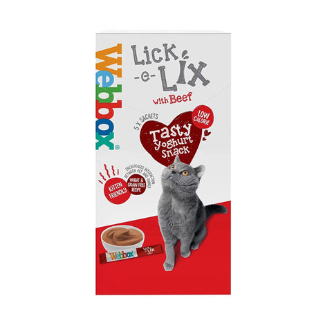 Webbox Lick e Lix Kitten Beef x5pcs