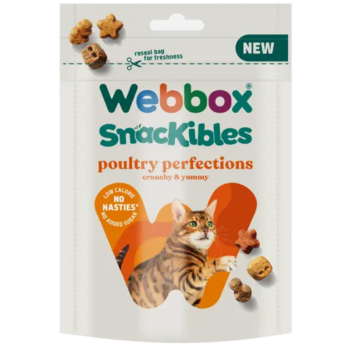 Webbox Snackibles Poultry Perfections Cat Treats 85g