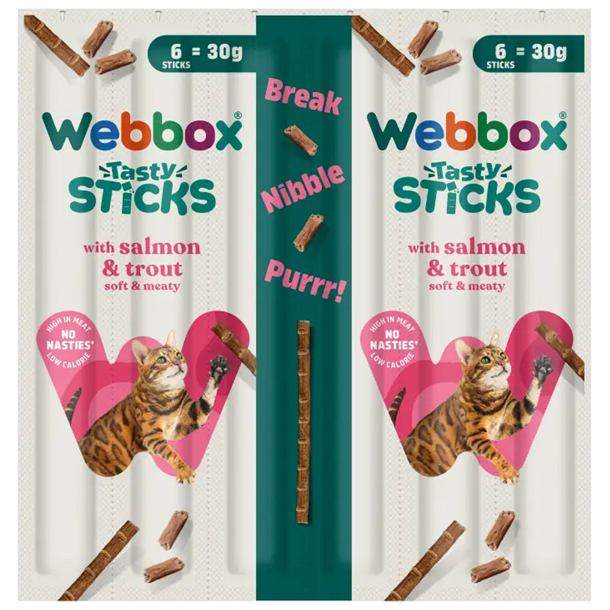 webbox tasty sticks Salmon And Trout 6pcs