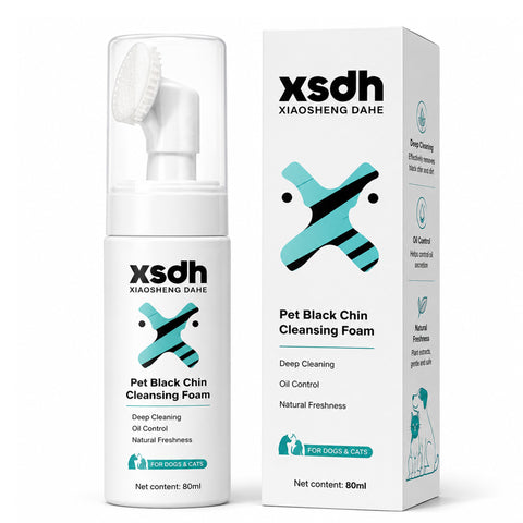 XSDH Pet Black Chin Cleansing Foam 250ml for Dogs & Cats