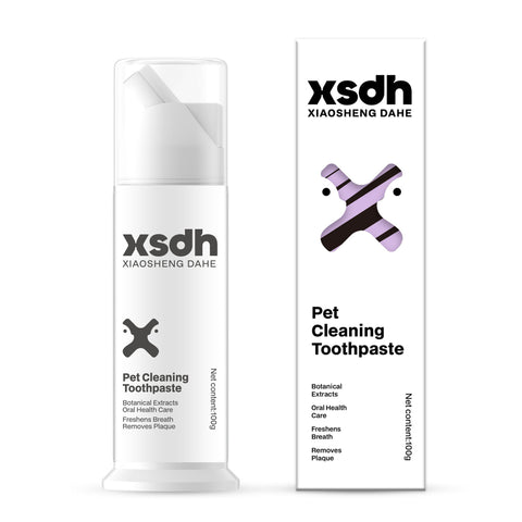 XSDH Pet Cleaning Toothpaste 100g – Botanical Oral Care Toothpaste for Dogs & Cats
