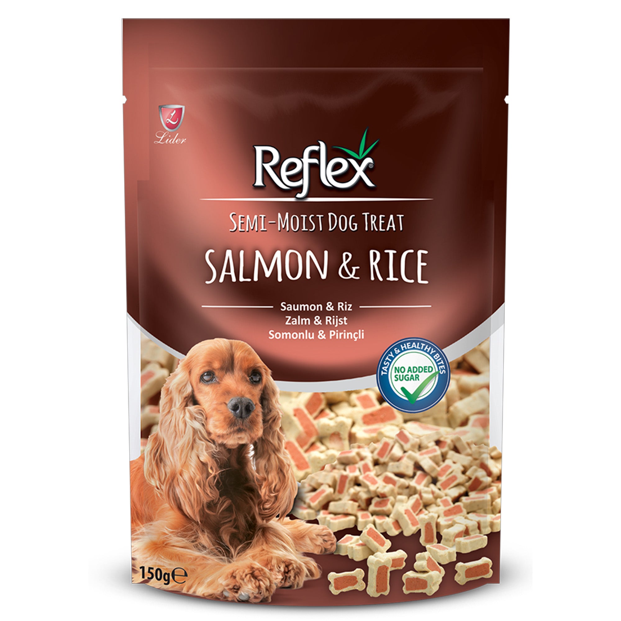 Reflex Salmon Dog Treats - Semi-Moist 150g Reflex Salmon Dog Treats - Semi-Moist 150g