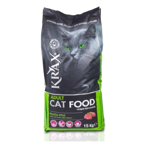 Krax Lamb Adult Cat Food 15kg