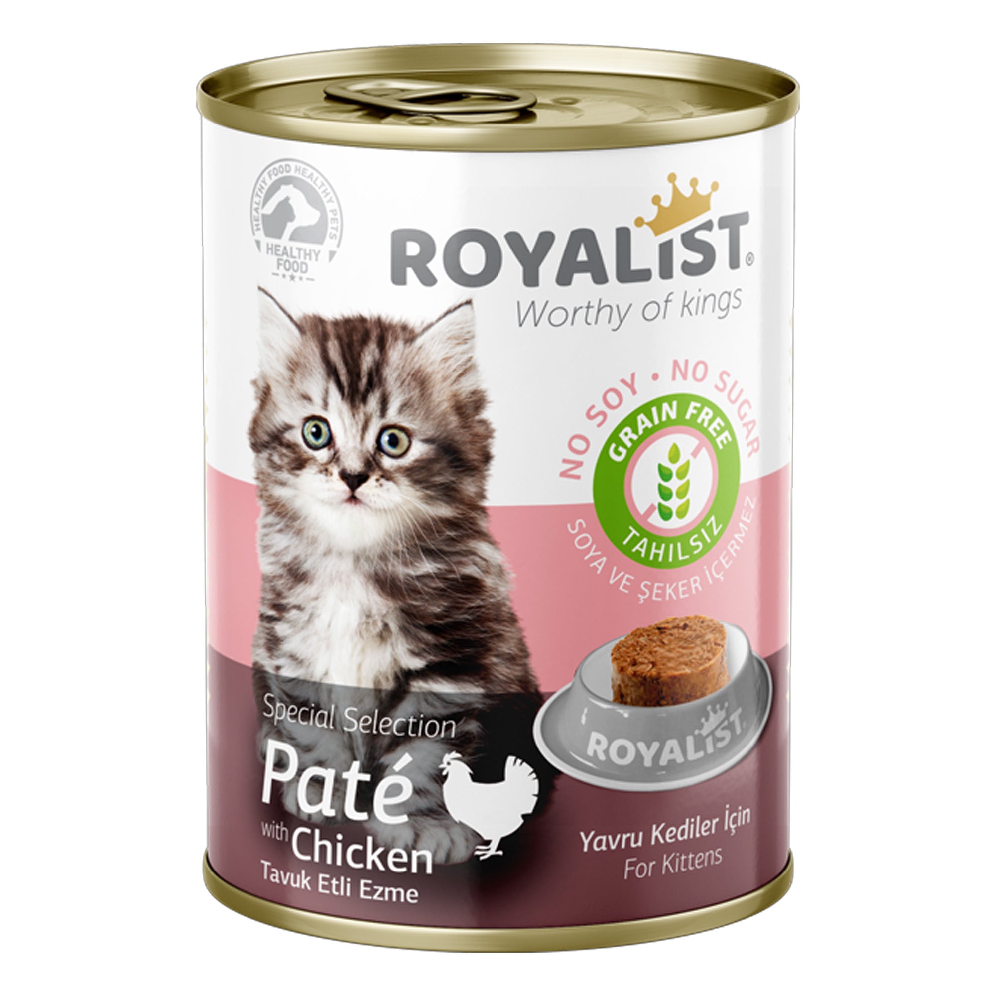 Royalist Pate Kitten Food Chicken 400g