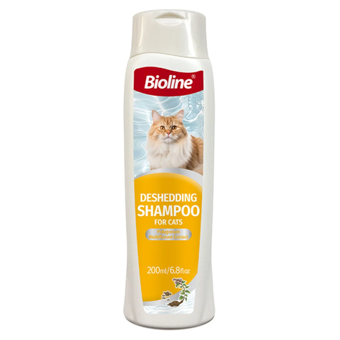 Bioline Deshedding Shampoo For Cat Gentle Fur Care - 200ml
