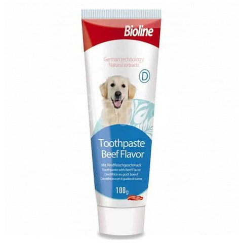 Bioline Pet Toothpaste, Beef Flavor 100g