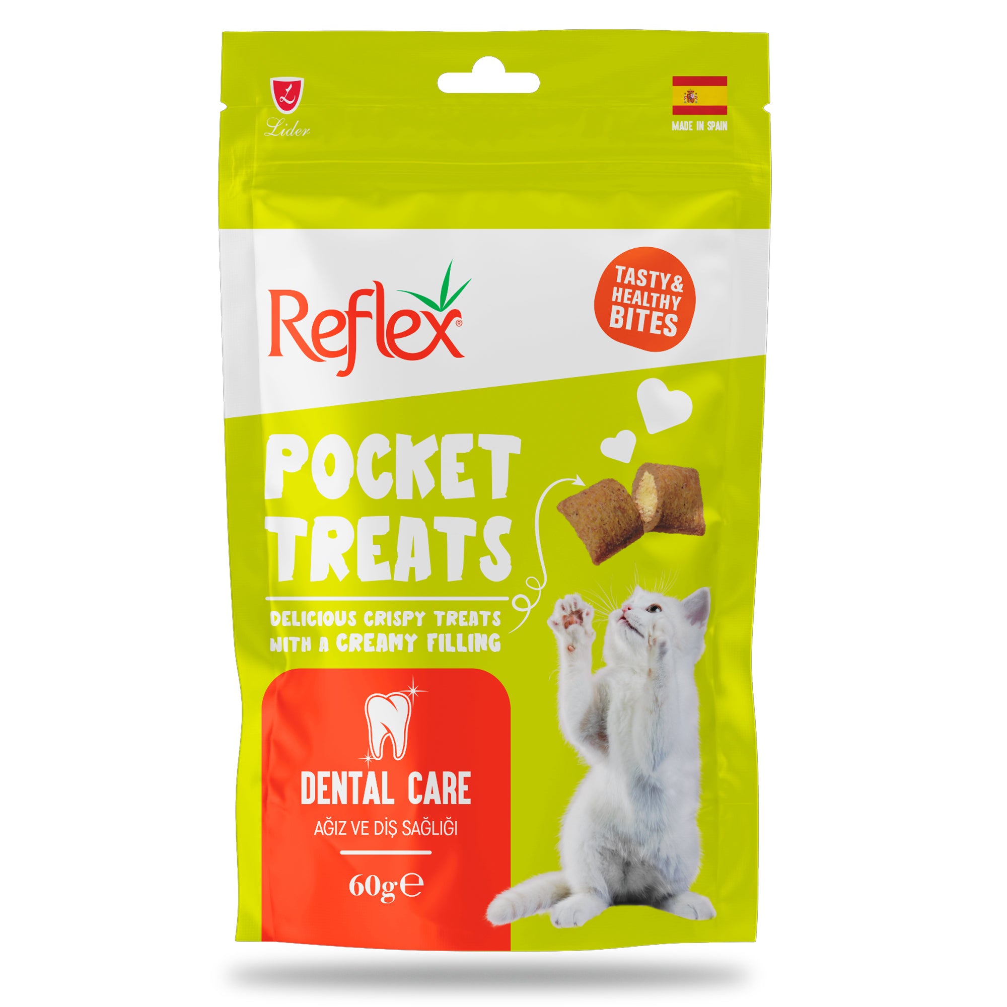 Reflex Plus Pocket Treats Dental 60g Reflex Plus Pocket Treats Dental 60g
