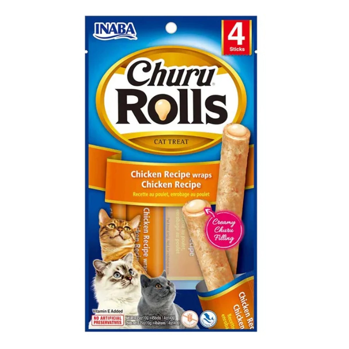 Inaba Churu Rolls Chicken wrap Chicken recipe