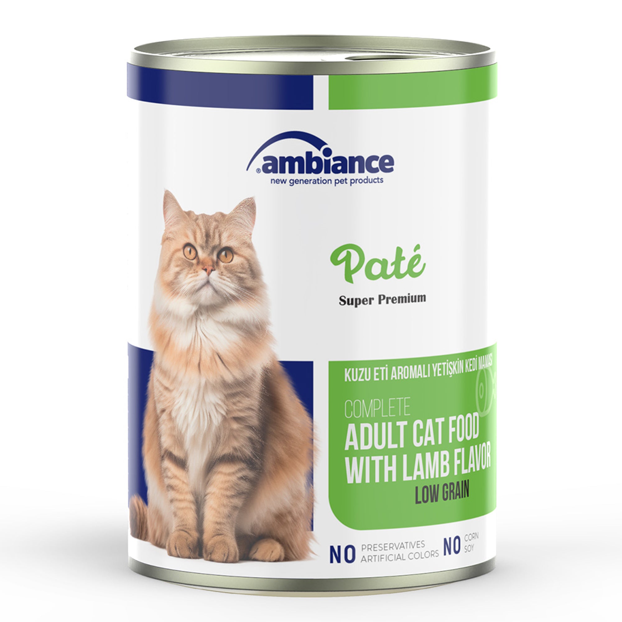 Ambiance Wet Food With Lamb For Adult Cats 400g
