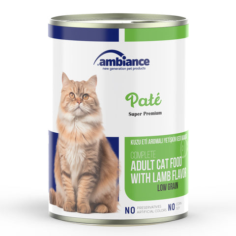 Ambiance Wet Food With Lamb For Adult Cats 400g