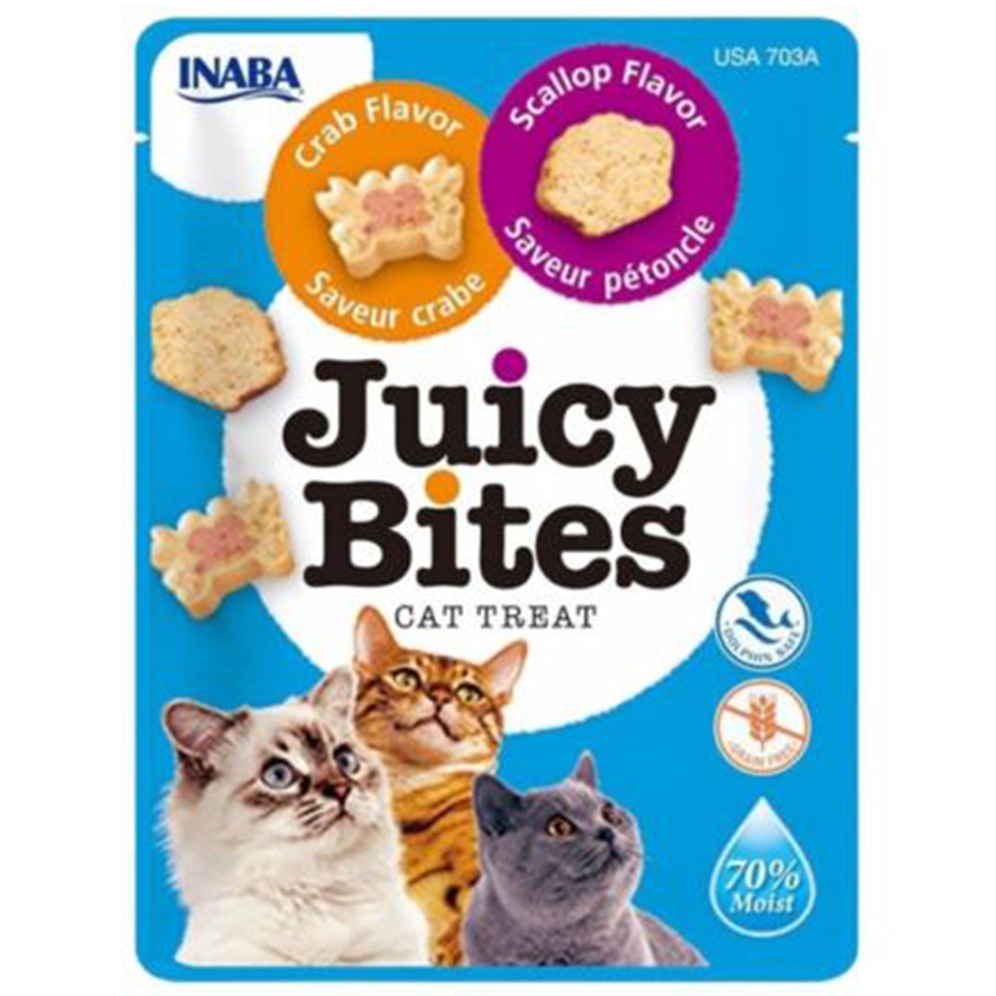 Inaba Juicy Bites Crab and Scallop Flavors 11.3g Inaba Juicy Bites Crab and Scallop Flavors 11.3g