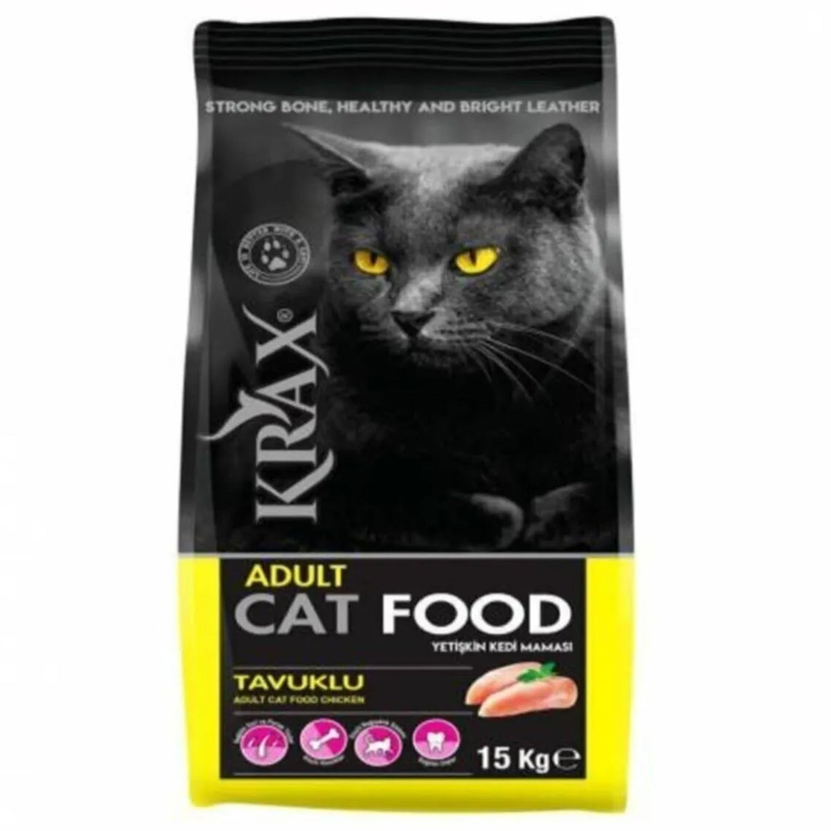 Krax Chicken Adult Cat Food 15kg