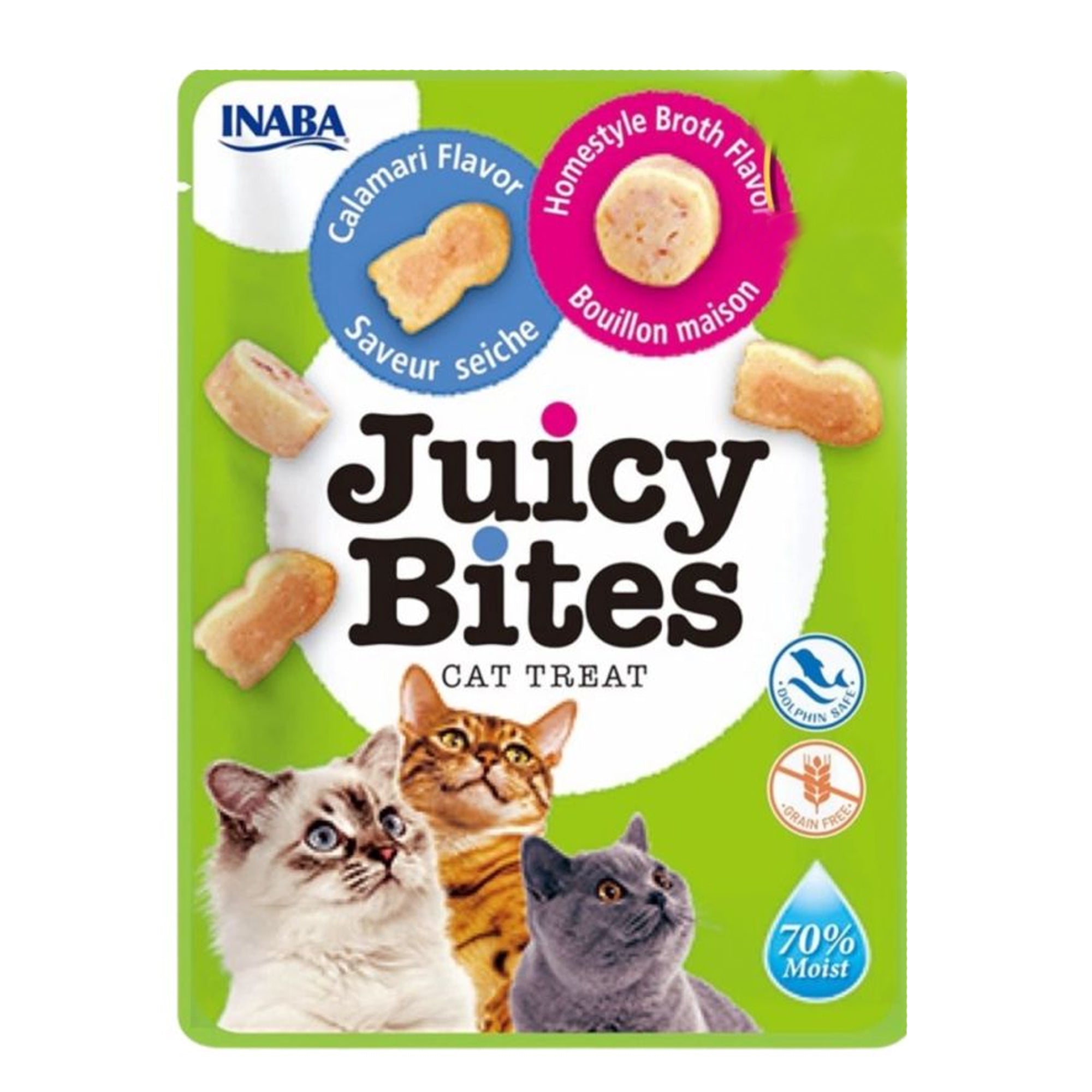 Inaba Juicy Bites Calamari & Homestyle Broth Flavor 11.3g Inaba Juicy Bites Calamari & Homestyle Broth Flavor 11.3g