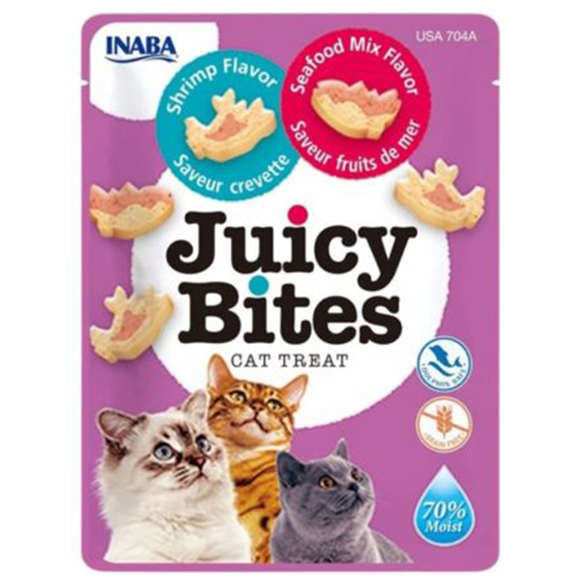 Inaba Juicy Bites Shrimp & Seafood Mix Flavor 11.3g