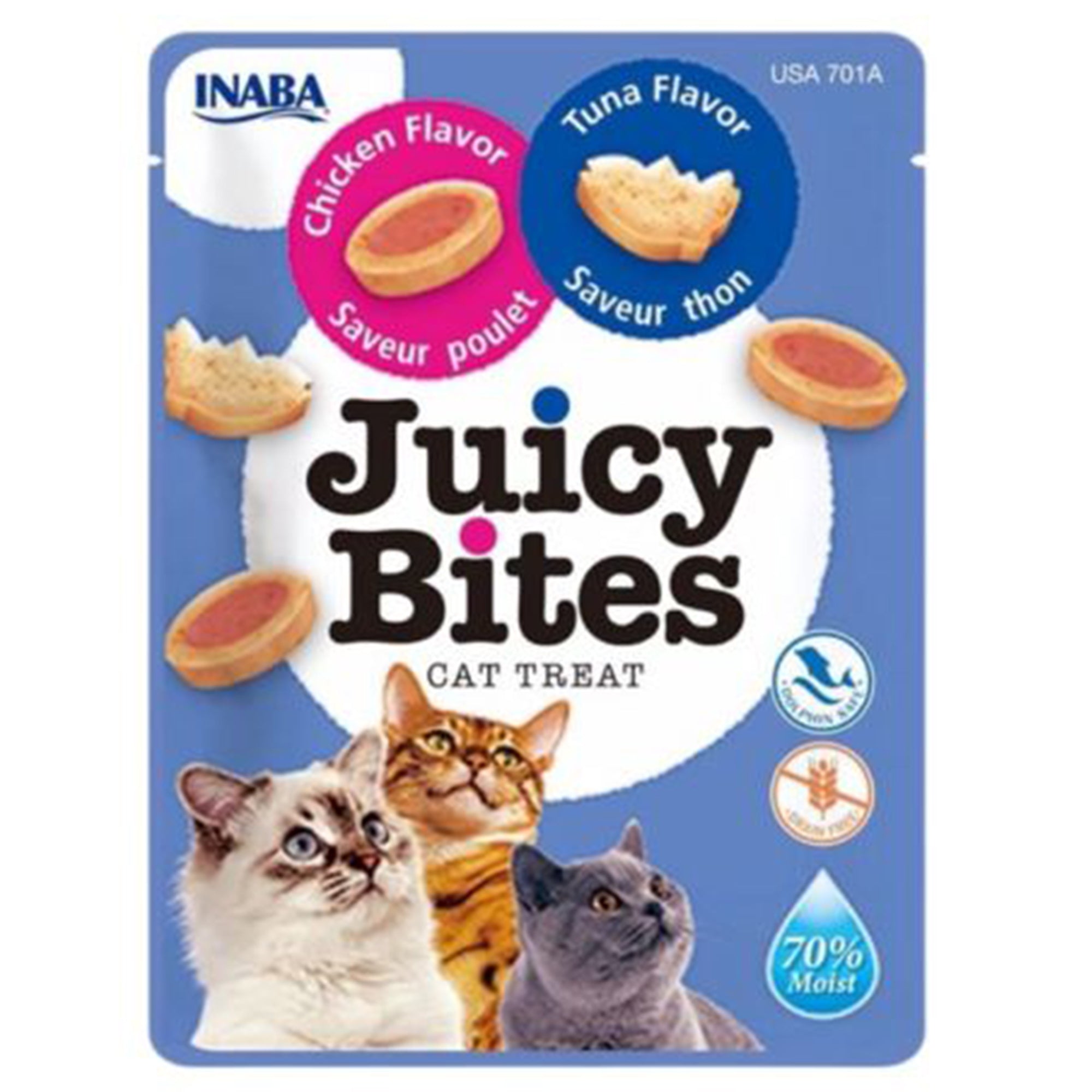 Inaba Juicy Bites Chicken and Tuna Flavors 11.3g Inaba Juicy Bites Chicken and Tuna Flavors 11.3g