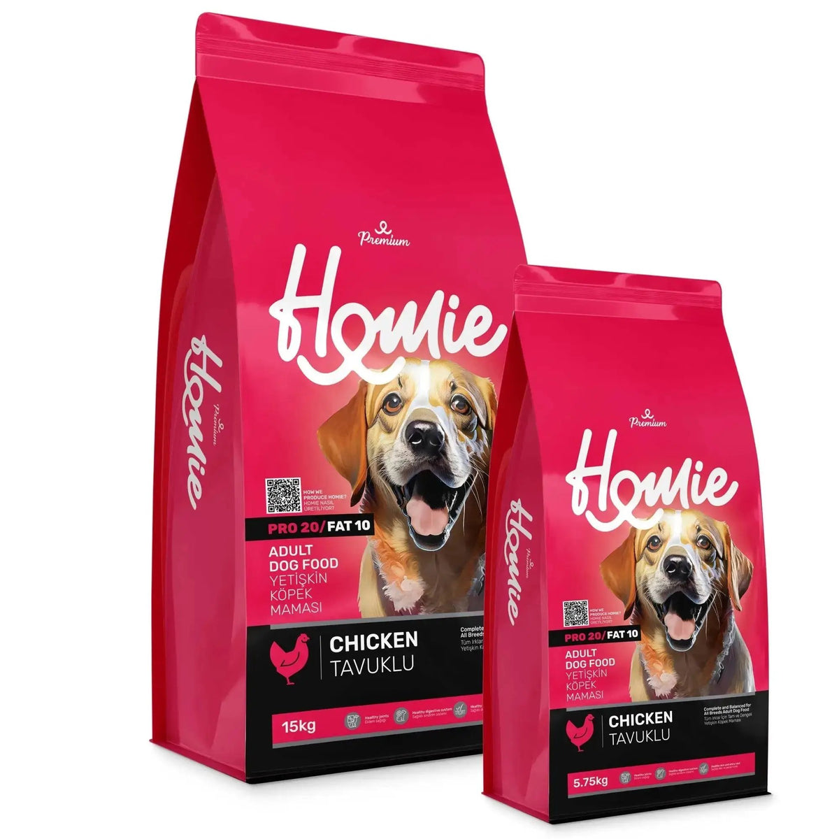 Homie Chicken Adult Dog Food 5.75Kg