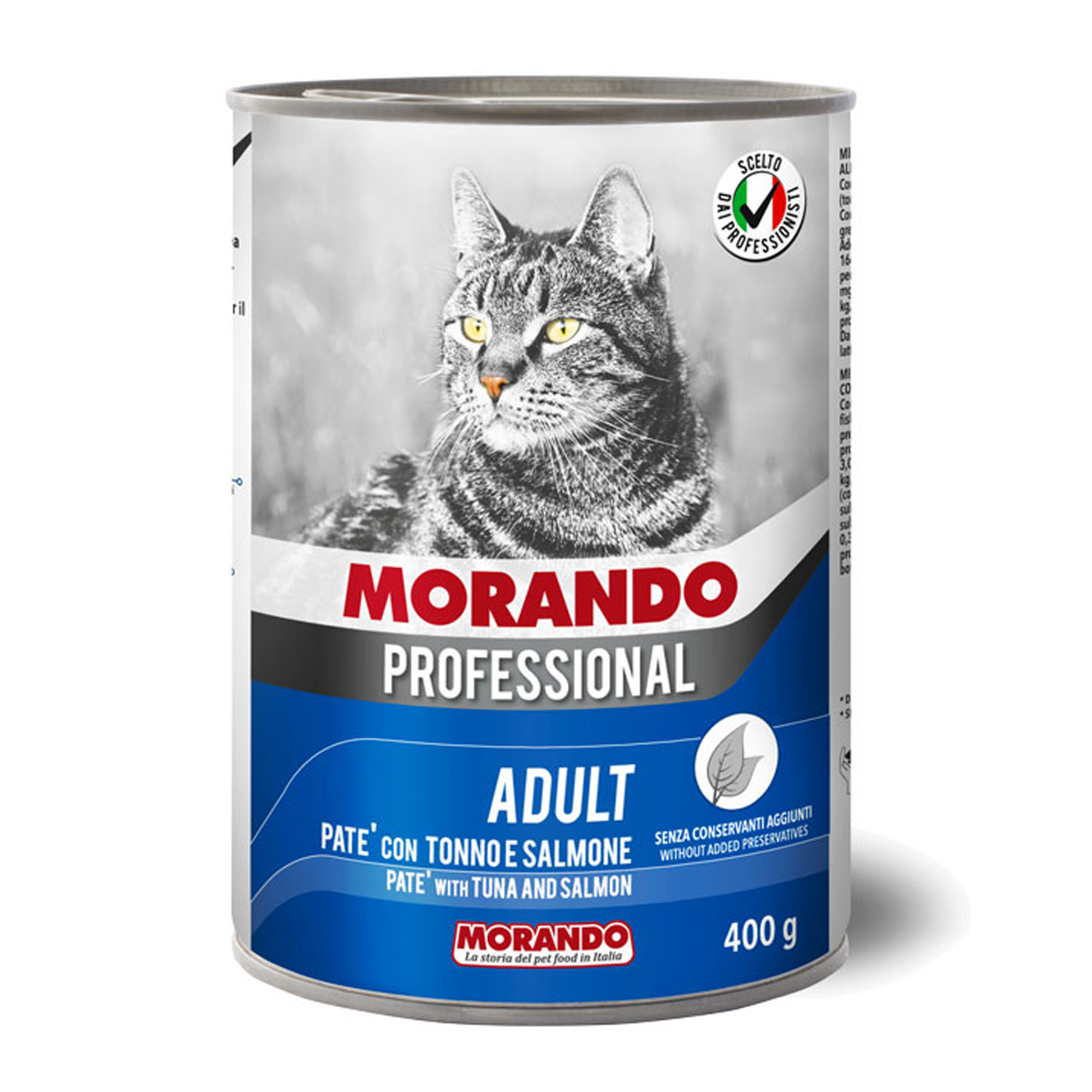 Morando ADULT PATÉ WITH TUNA AND SALMON 400g