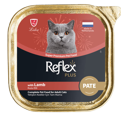 Reflex Plus Pate Wet Cat Food with Lamb for Adult Cats