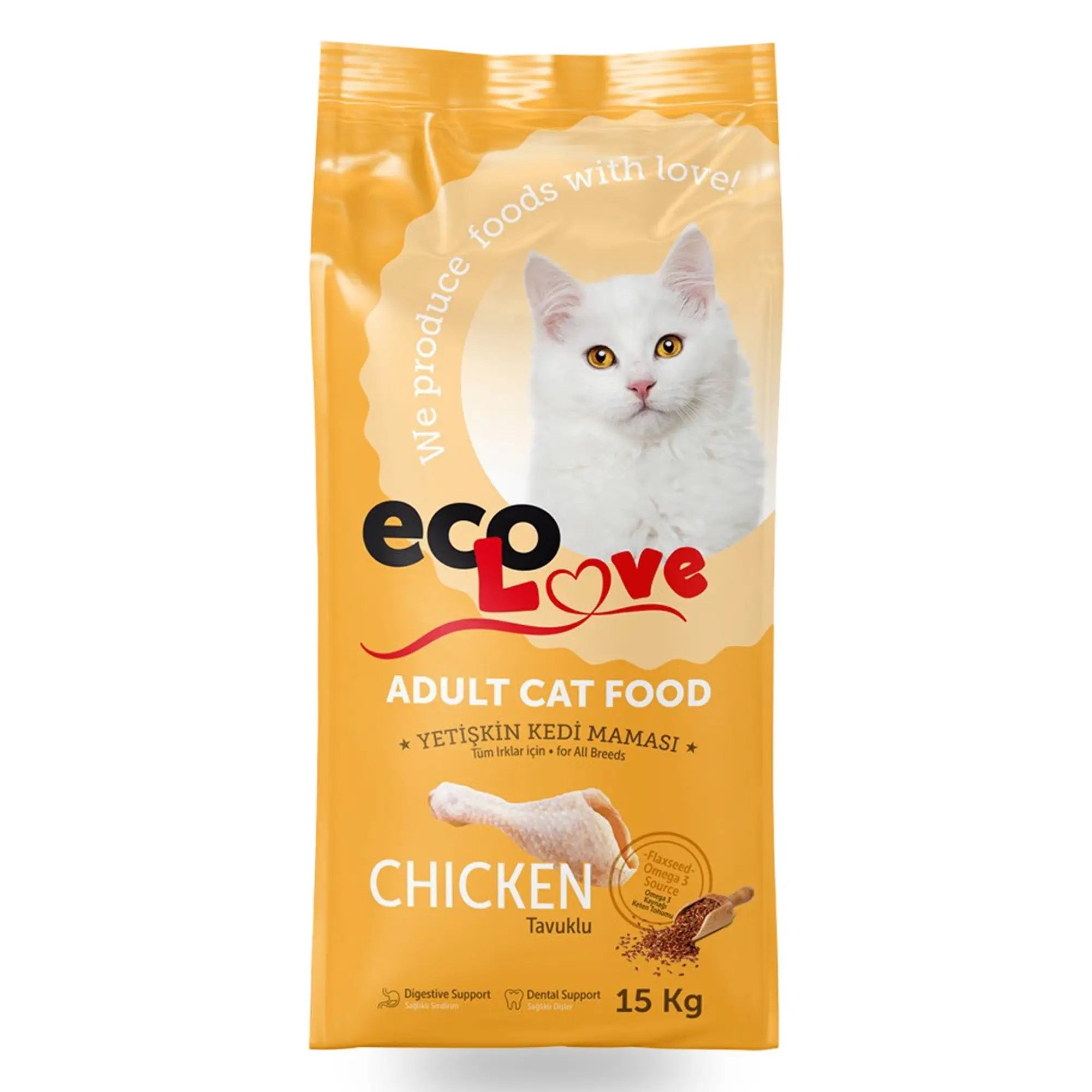 Eco Love cat food 15 kg Chicken Eco Love cat food 15 kg Chicken