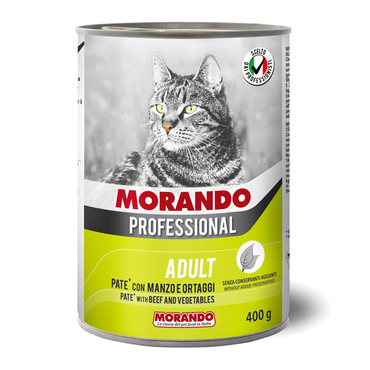 Morando ADULT PATÉ WITH BEEF AND VEGETABLES 400g