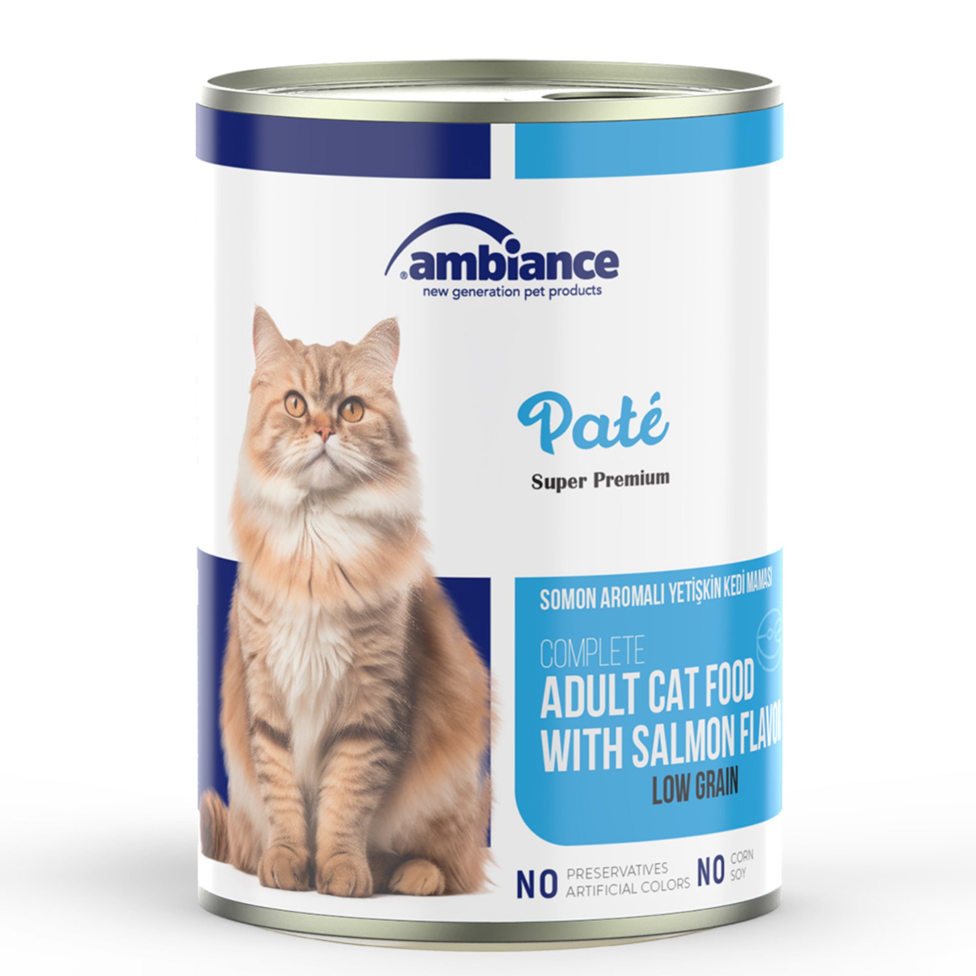 Ambiance Wet Food With Salmon For Adult Cats 400g