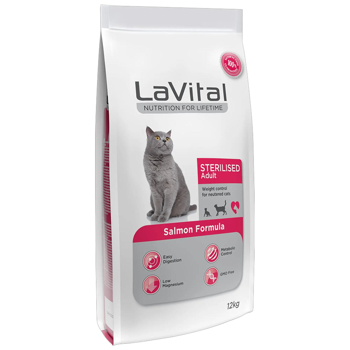 LaVital Sterilised Adult Salmon Formula 12kg