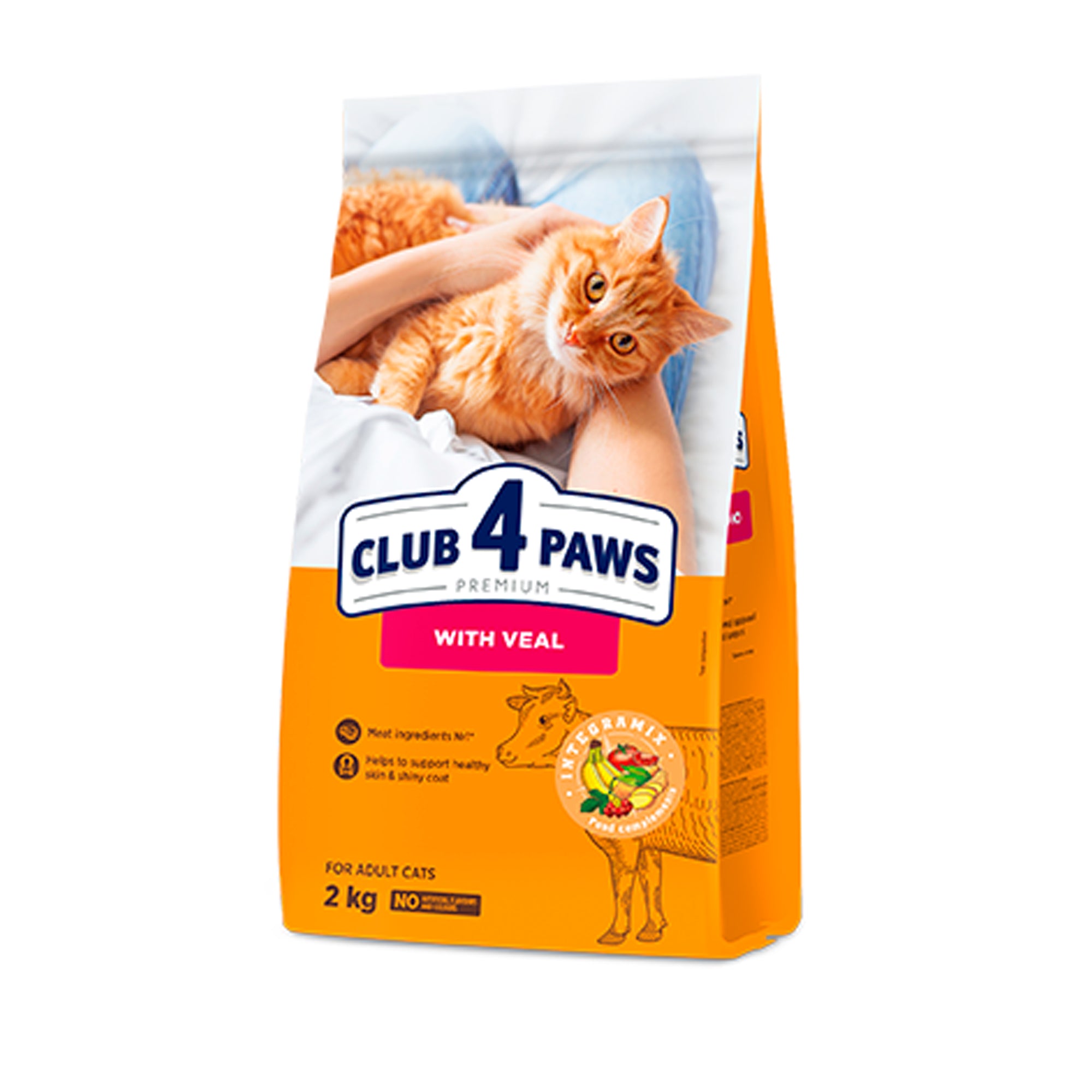 CLUB 4 PAWS With Veal 2kg CLUB 4 PAWS With Veal 2kg