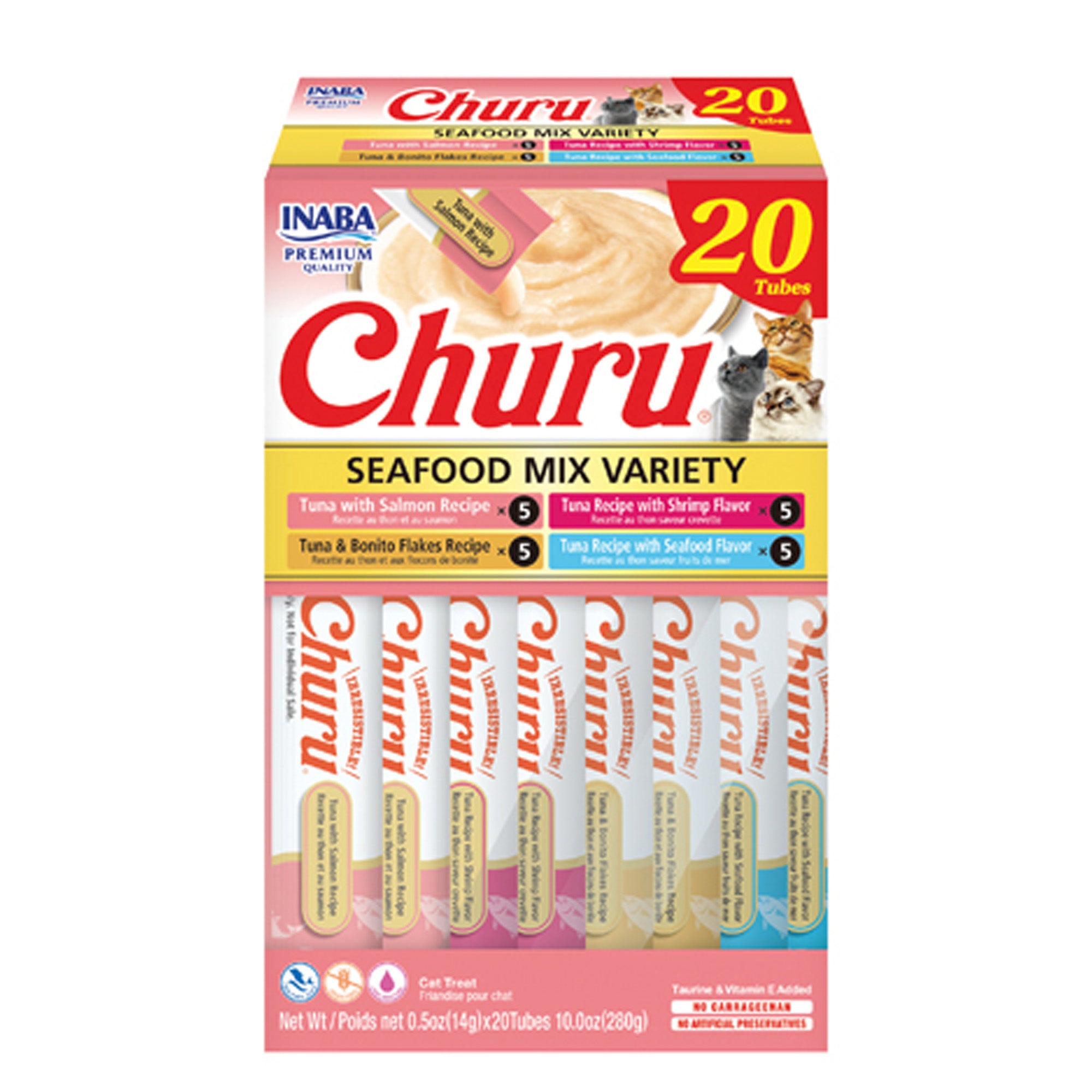 Inaba Churu 20 pcs Tuna Seafood Mix Variety Box Inaba Churu 20 pcs Tuna Seafood Mix Variety Box