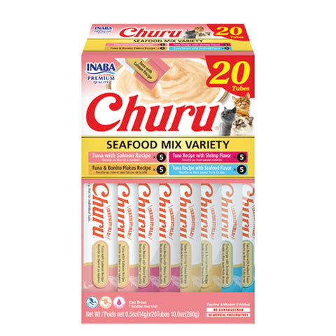 Inaba  Churu 20 pcs Tuna Seafood Mix Variety Box