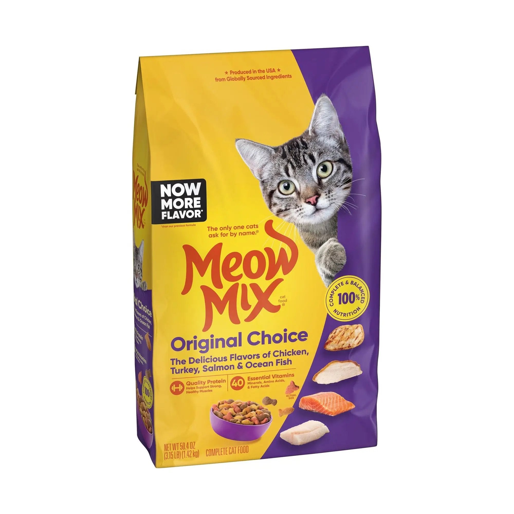 Meow Mix Original Choice 1Kg توزين Meow Mix Original Choice 1Kg توزين