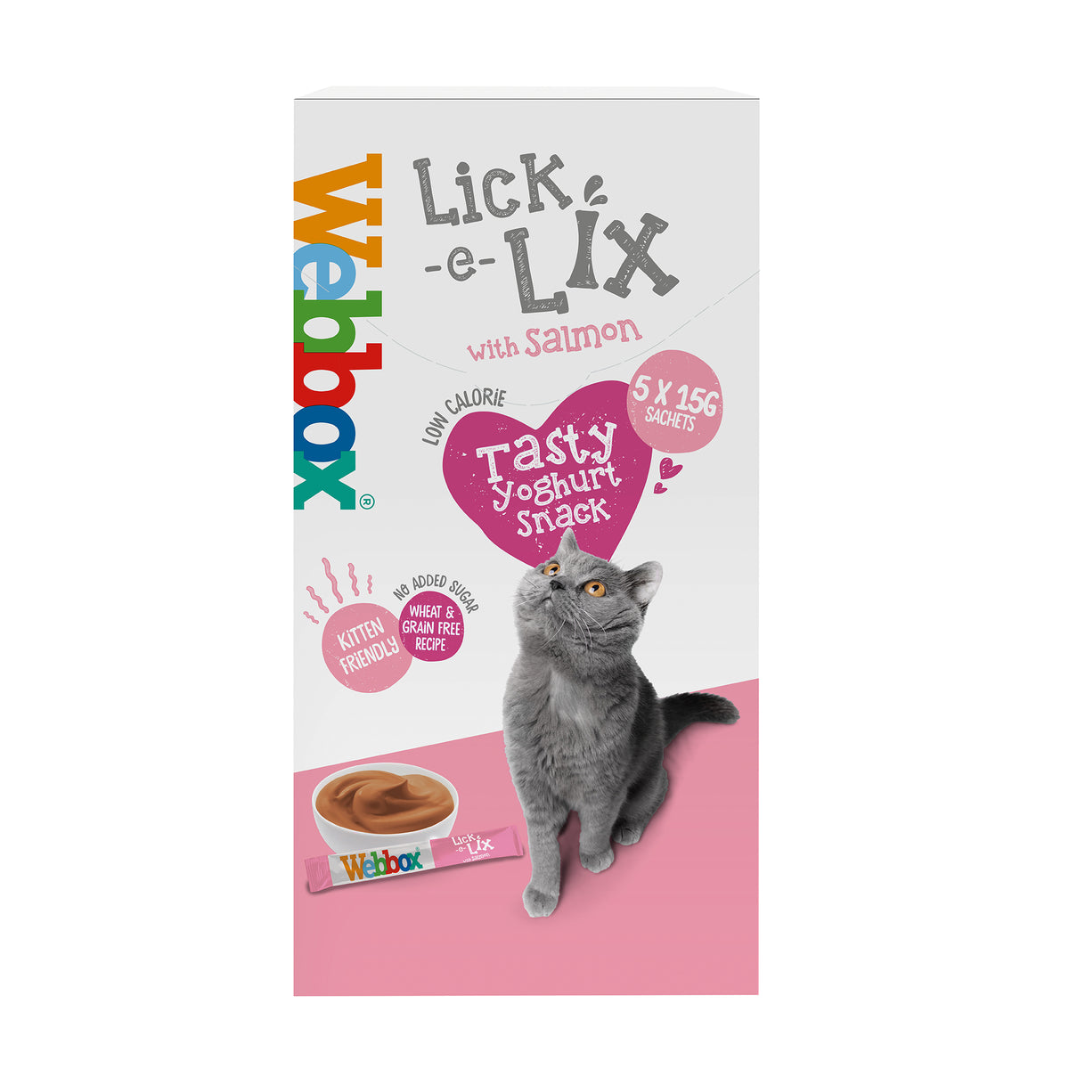 Webbox Lick e Lix Salmon x5pcs